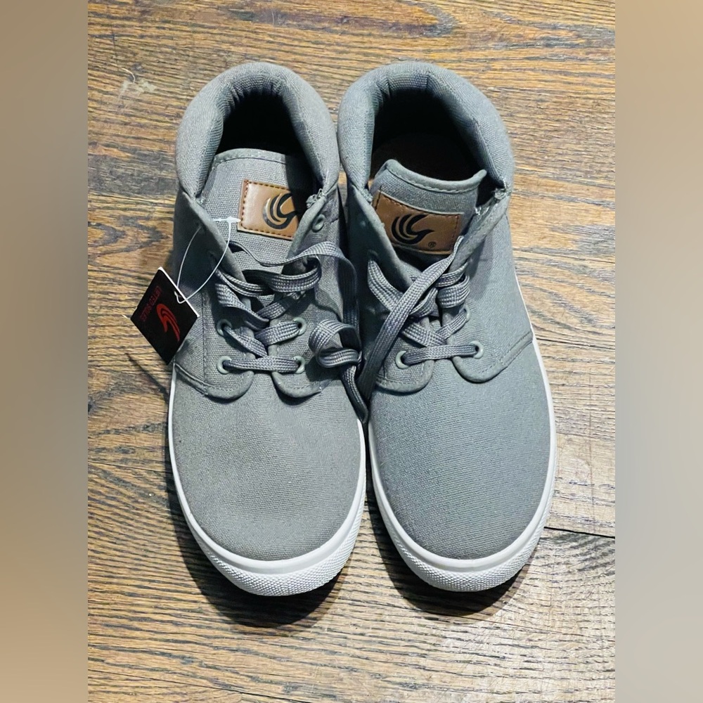Men's Gray  casualCanvas Sneakers size 12